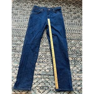 Wrangler 31 Relaxed Fit Rigid Cowboy Cut Jeans Size 35 X 34 USA VINTAGE